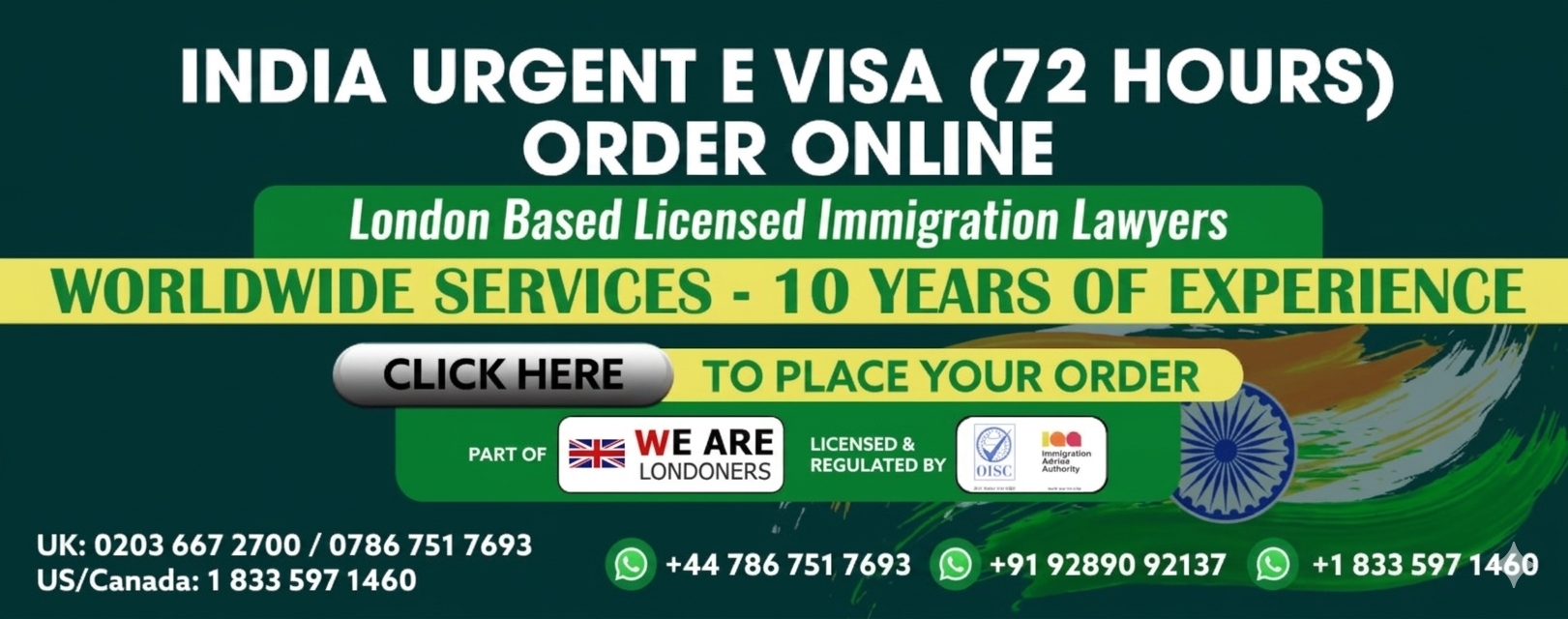 India Urgent Visa Agency